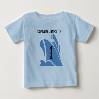 Ship Captain Customizable 1st Birthday Tshirt