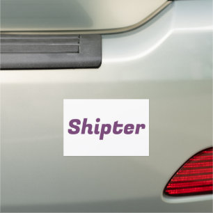 Ship Delivery Driver Bumper Car Magnet