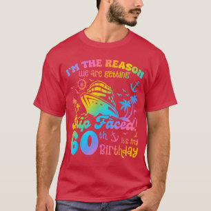 Ship Faced Its My 60th Birthday Cruising Shiprip B T-Shirt