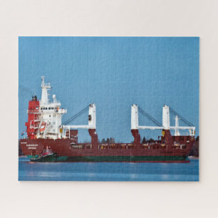 Ship Floragracht on Lake Superior Jigsaw Puzzle