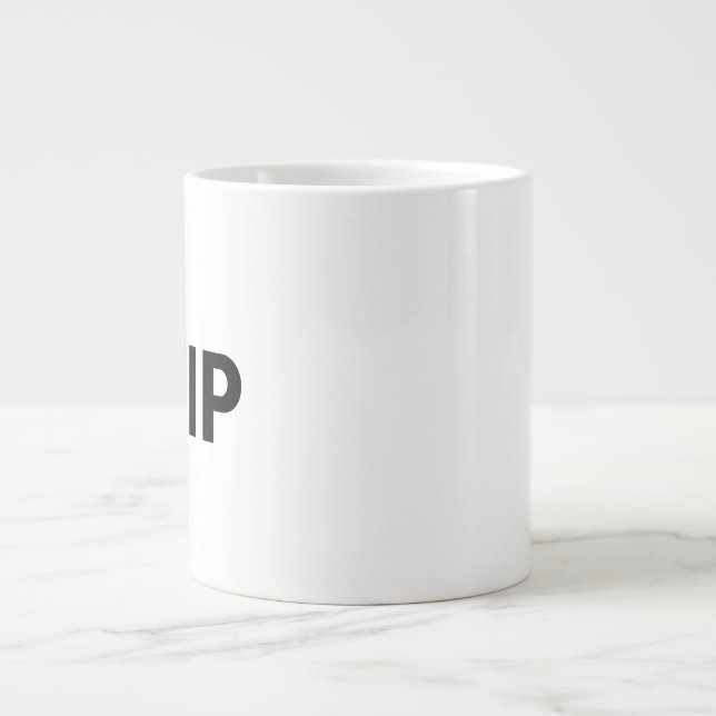 ship giant coffee mug (Front)