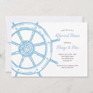 Ship Helm Invitation