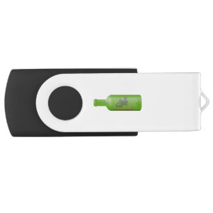 Ship in a bottle USB flash drive