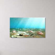 Ship-in-a-Bottle Wreck Canvas Print