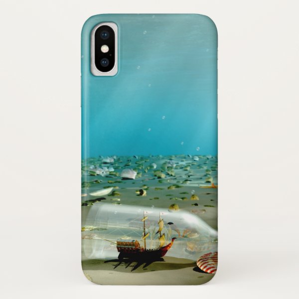 Ship-in-a-Bottle Wreck iPhone Case