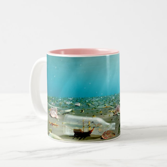 Ship-in-a-Bottle Wreck Mug (Front Left)