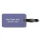Ship in Purple Personalized Luggage Tag