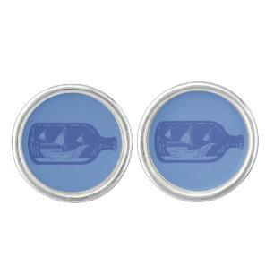 ship in the bottle cufflinks