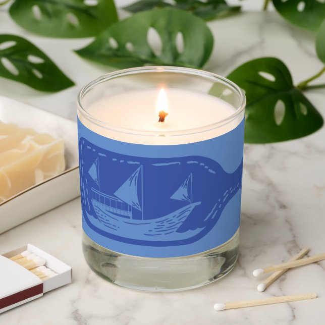 ship in the bottle scented candle (Lit)