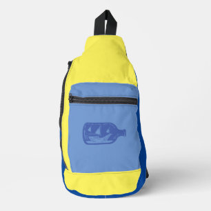 ship in the bottle sling bag