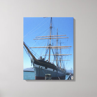 Ship in the Harbor Canvas Print