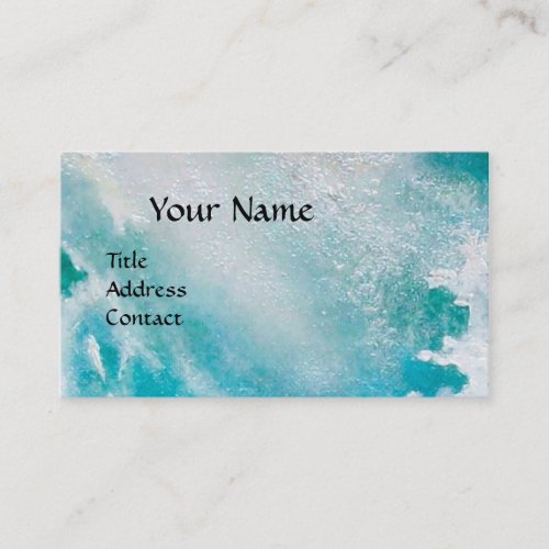 Ship In the Sea in Storm Business Card