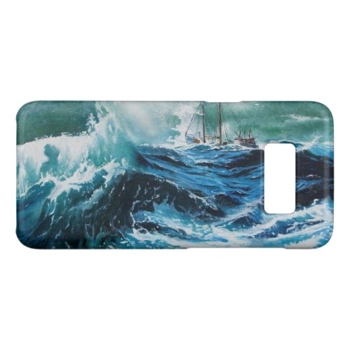 Ship In the Sea in Storm Case_Mate Samsung Galaxy S8 Case