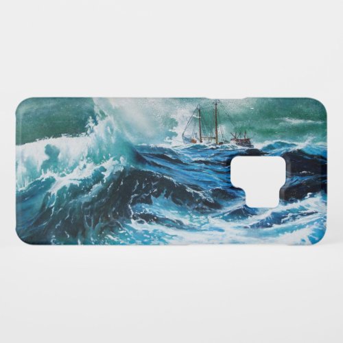 Ship In the Sea in Storm Case_Mate Samsung Galaxy S9 Case