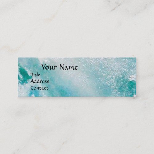 Ship In the Sea in Storm Mini Business Card