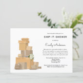 Ship It Bridal Shower invitation (Standing Front)