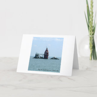 Ship John Shoal Lighthouse Card