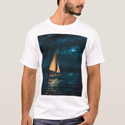 Ship logo design  T_Shirt