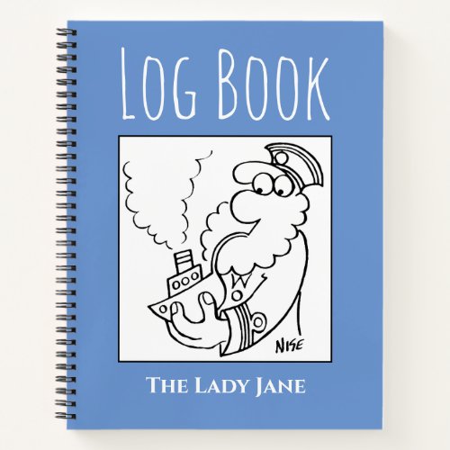Ship or Boat Log Book with Name