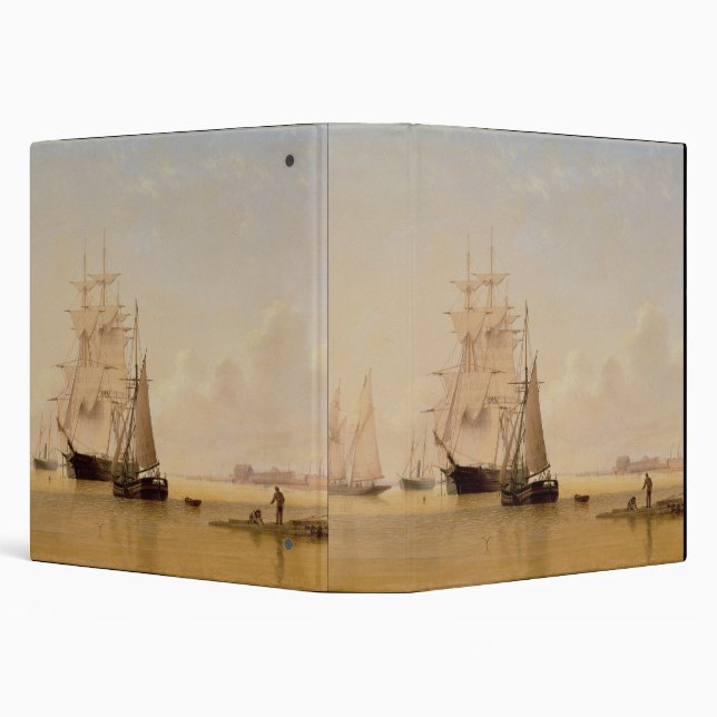 Ship Painting (oil on canvas) 2 3 Ring Binder (Background)