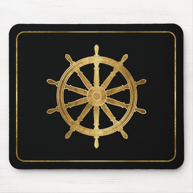 Ship’s Helm Mouse Pad (Front)