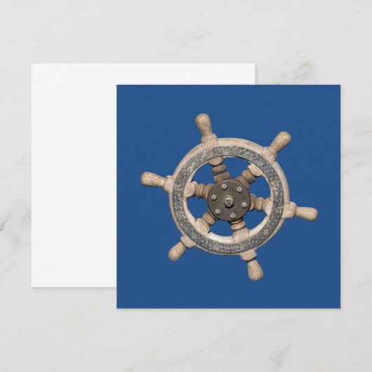 Ship’s steering wheel (Front/Back)