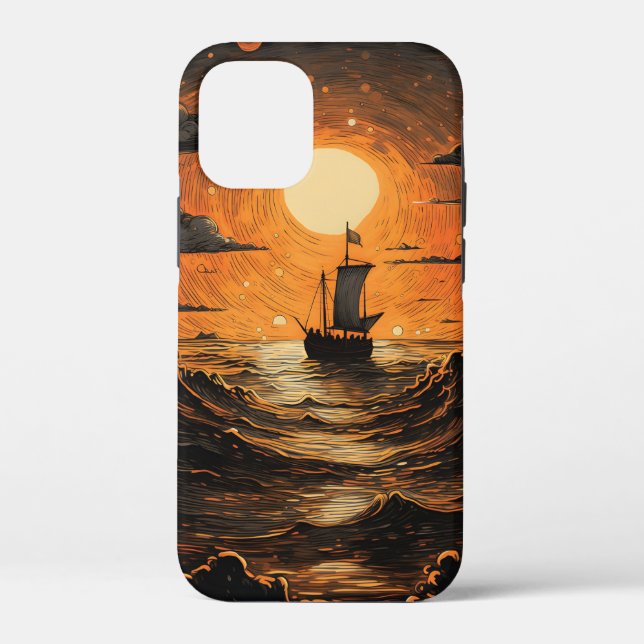Ship sailing in the night  Case-Mate iPhone case (Back)