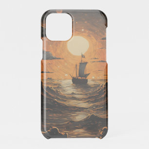 Ship sailing in the night  iPhone 11 pro case