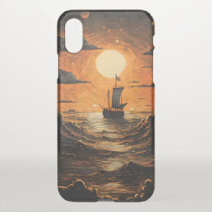 Ship sailing in the night  iPhone XS case