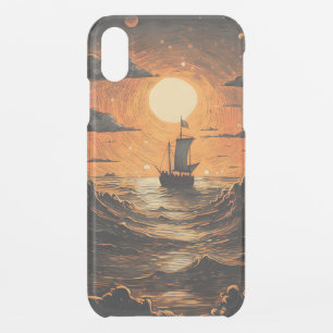 Ship sailing in the night  iPhone XR case