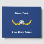 Ship, sailing yacht or motor boats guest book