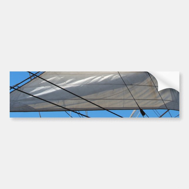 Ship Sails Background Background Bumper Sticker (Front)