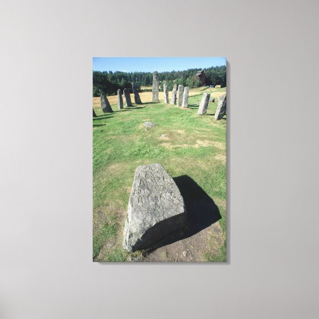 Ship setting canvas print (Front)