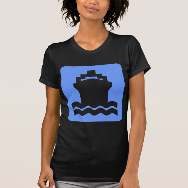 Ship Shape - Baby Blue T-Shirt (Front)