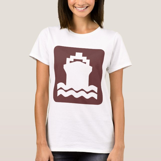 Ship Shape - Dark Brown T-Shirt (Front)