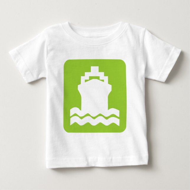 Ship Shape - Martian Green Baby T-Shirt (Front)