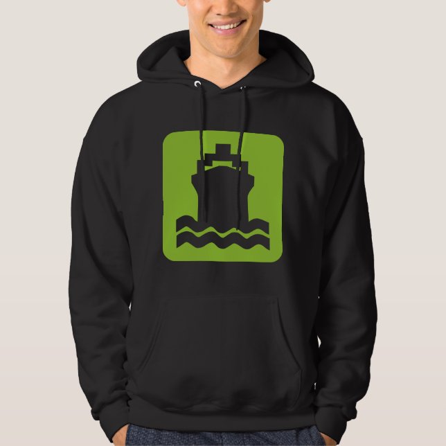 Ship Shape - Martian Green Hoodie (Front)