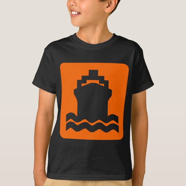 Ship Shape - Orange T-Shirt (Front)