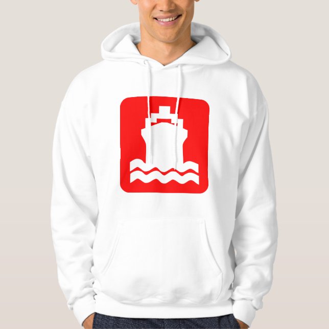 Ship Shape - Red Hoodie (Front)