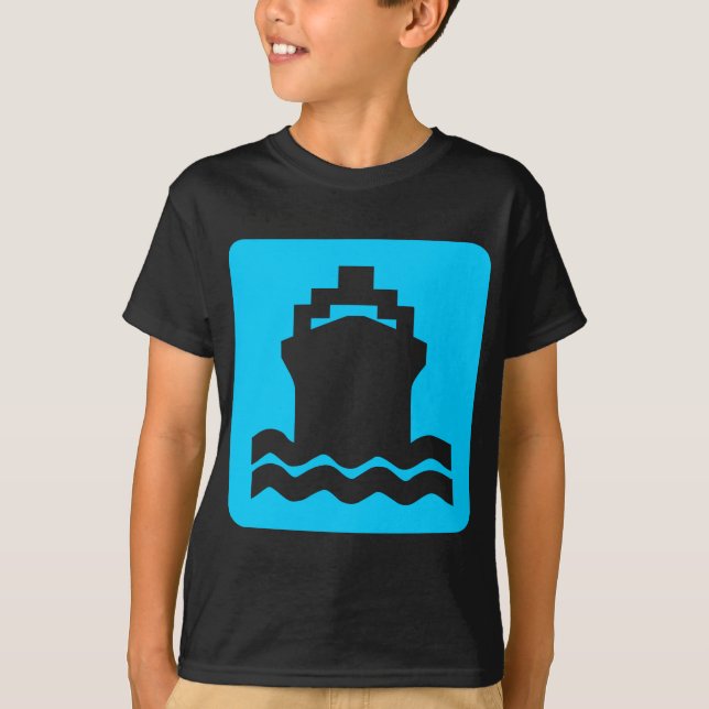 Ship Shape - Sky Blue T-Shirt (Front)