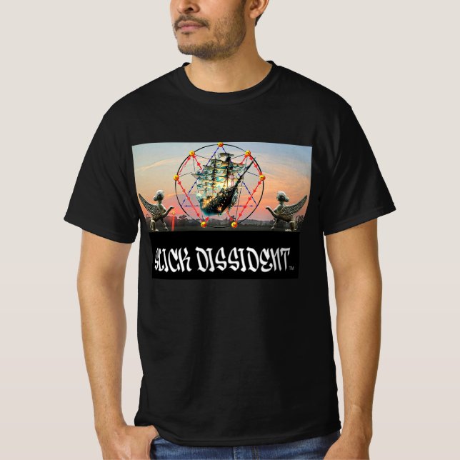 Ship Shape Sky Scape Mens T-Shirt (Front)