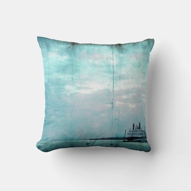 Ship Shape Throw Pillow (Front)