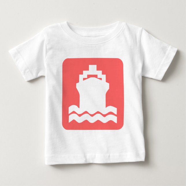 Ship Shape - Tropical Pink Baby T-Shirt (Front)