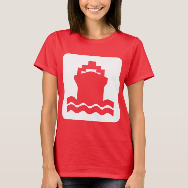 Ship Shape - White T-Shirt (Front)