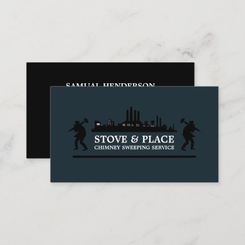 Ship  Sweepers Design Chimney Sweep Business Card