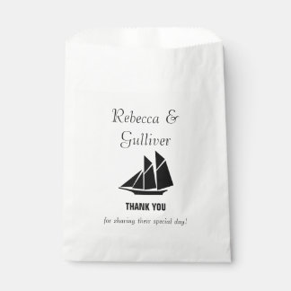 Ship Thank You Favor Bag