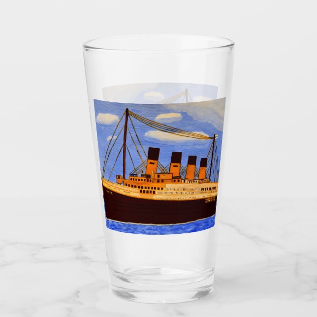 Ship Titanic  Glass (Front)