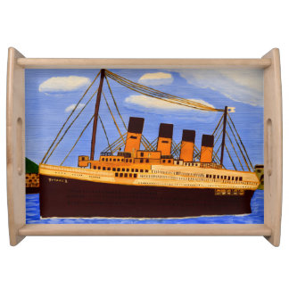 Ship Titanic Serving Tray