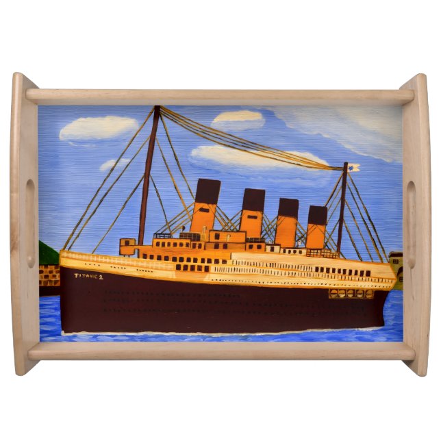 Ship Titanic Serving Tray (Front)