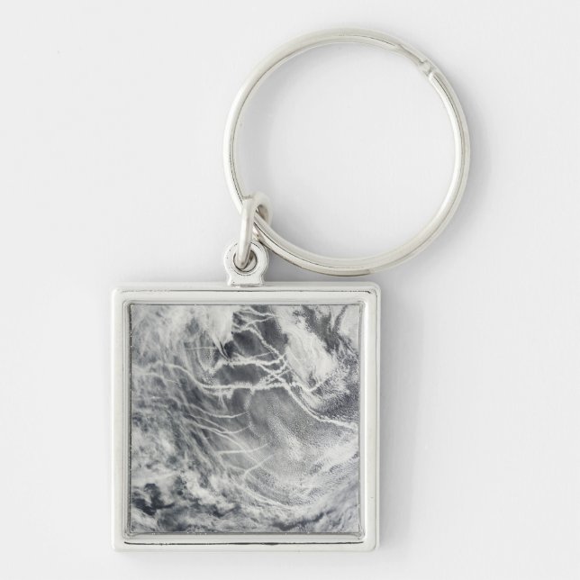 Ship tracks in the Pacific Ocean Keychain (Front)